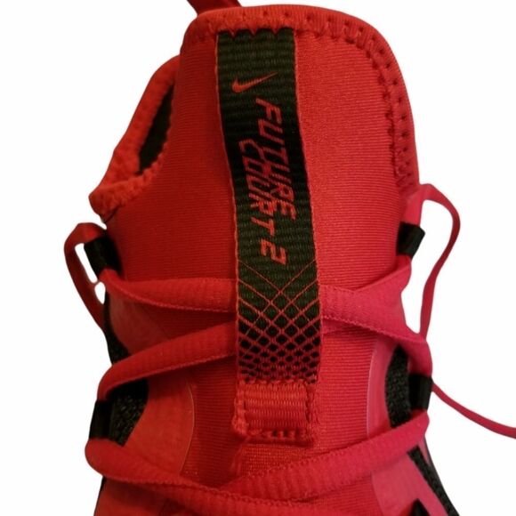 Nike Future Court 2 Red & Black Basketball Kids Sneaker - Picture 4 of 9